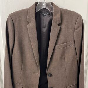 Theory Chocolate Suit Jacket